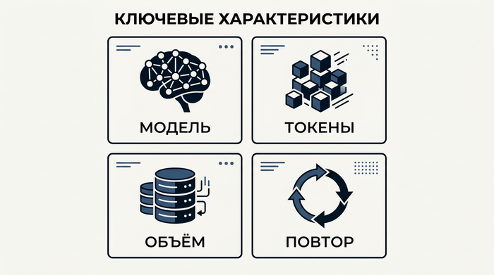 Четыре драйвера перерасхода на LLM-фиче - модель, токены, объём, слой повторного использования