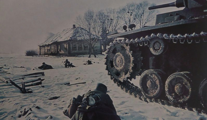��������� � ���� Pz.Kpfw. III 11-� �������� ������� �������� (11. Panzer-Division) �� ������� � ������ ����������