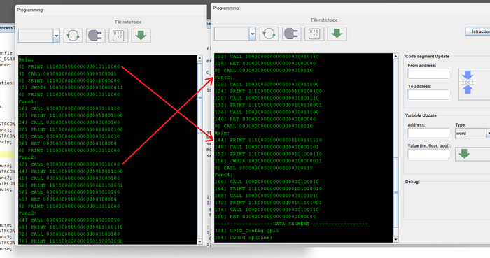 N компиляций, и расположение программы в памяти. Один и тот же блок или функция - по разным адресам.