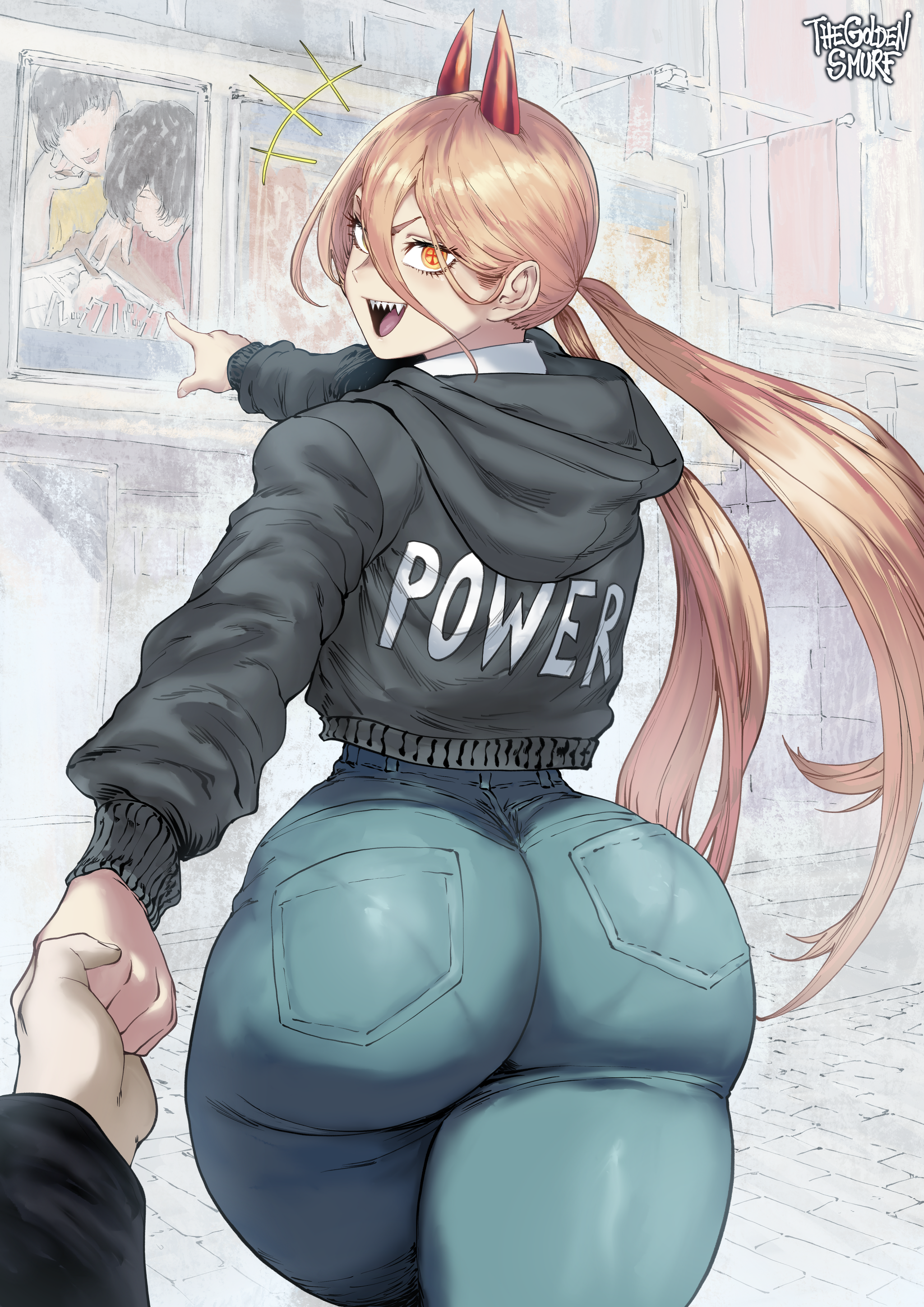 Pavka - Anime art, Anime, Chainsaw man, Power (Chainsaw Man), Thegoldensmurf