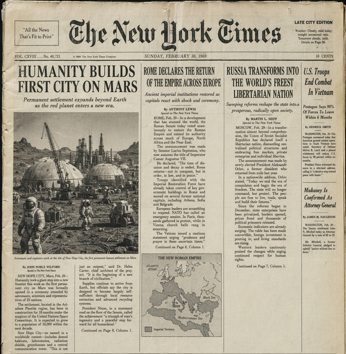 The New York Times 30 February, 1969