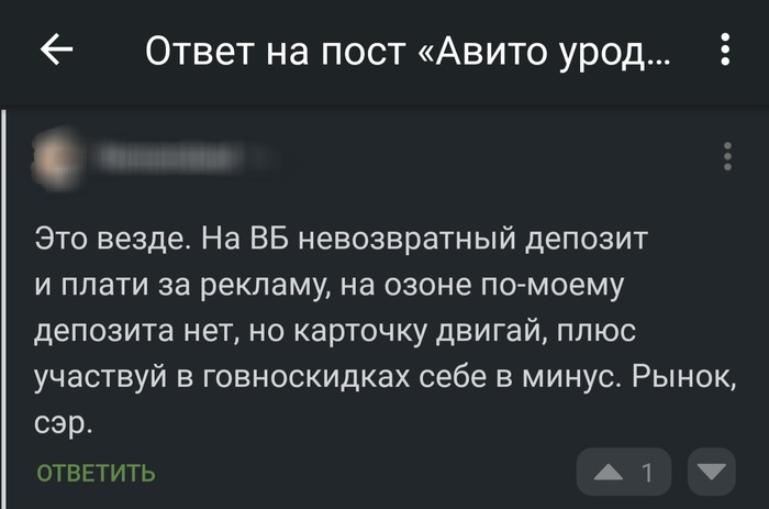 Причина проблем Авито это лично ты