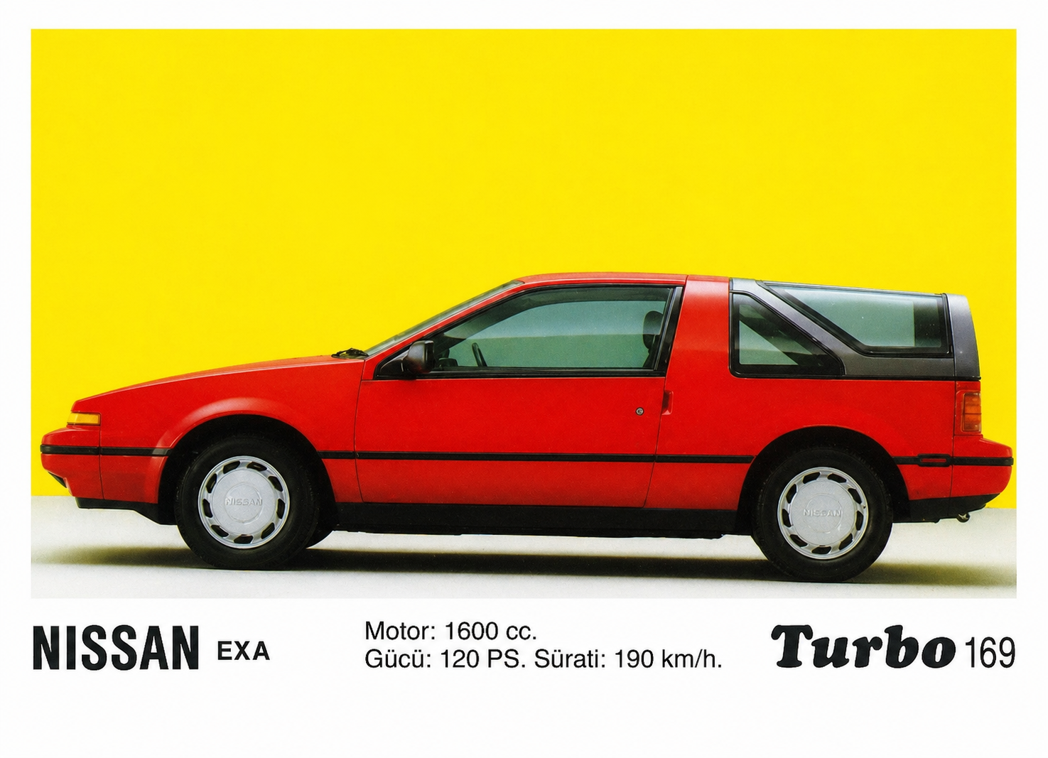 Вкладыш №169 — Nissan EXA, восстановленное изображение