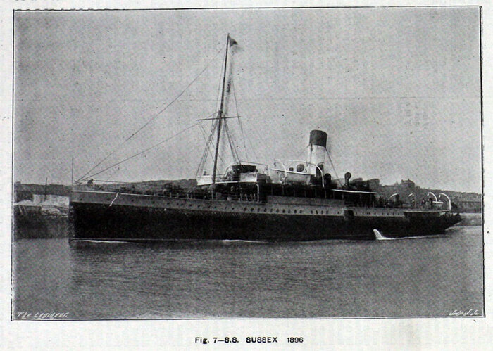 Паром SS Sussex в Ла-Манше