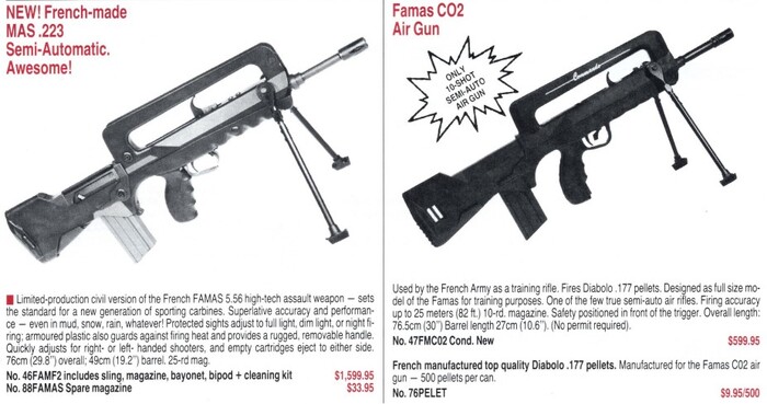 Пневматический FAMAS
