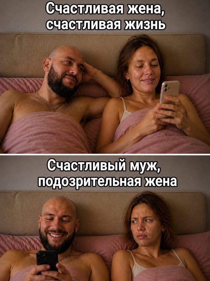 Подозрительное_счастье = Подозрительная_жена