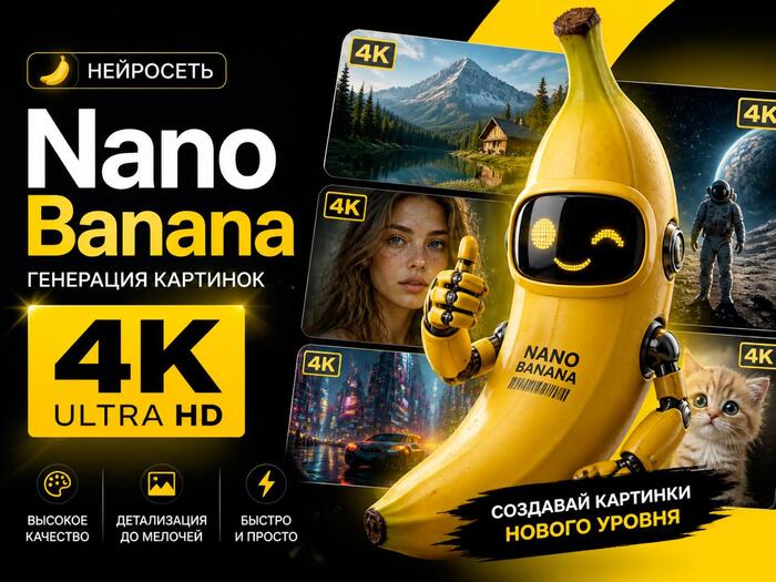 Nano Banana 2 ������ ���������� ����������� � 2K � 4K
