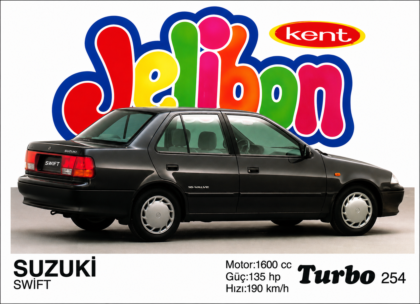 Вкладыш №254 — Suzuki Swift, восстановленное изображение