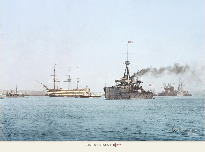 HMS Victory и HMS Dreadnought (<a href="https://pikabu.ru/story/vstrecha_vremen_13984440?u=https%3A%2F%2Foper-1974.livejournal.com%2F564710.html%3Futm_medium%3Dorganic%26utm_source%3Dyandexsmartcamera&t=%D0%98%D1%81%D1%82%D0%BE%D1%87%D0%BD%D0%B8%D0%BA&h=0982b31d88bb4737252838e33883f5d38d3fa39c" title="https://oper-1974.livejournal.com/564710.html?utm_medium=organic&utm_source=yandexsmartcamera" target="_blank" rel="nofollow noopener">Источник</a>)