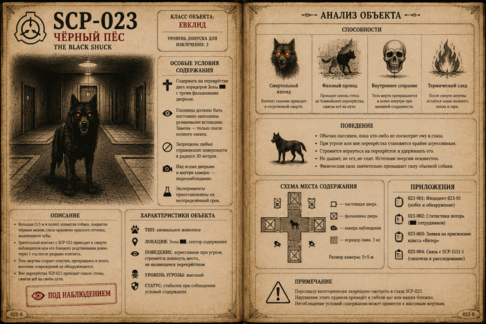SCP-023 - Чёрный пес