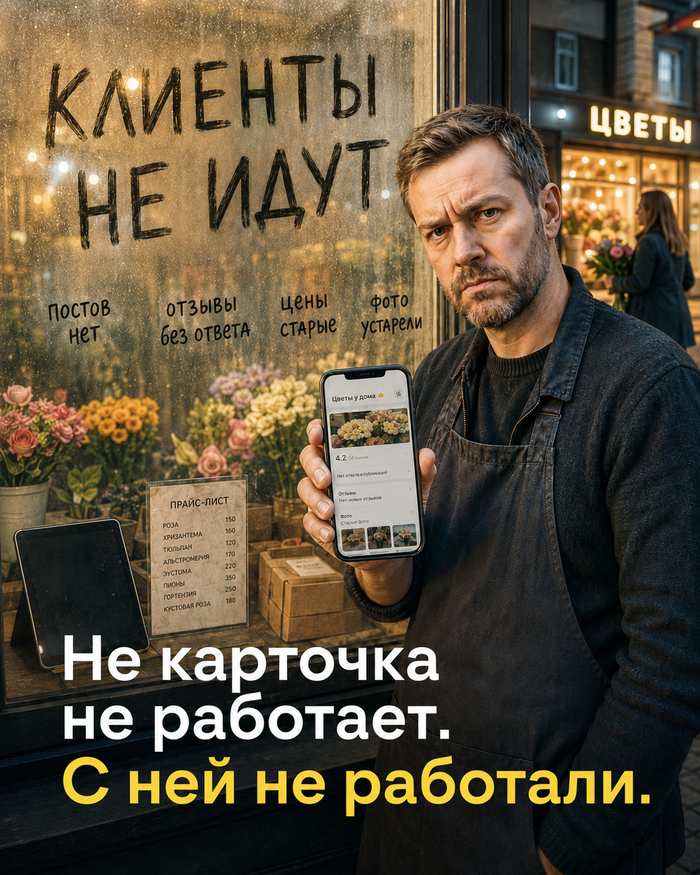 "Клиенты не идут! Не работает эта ваша карточка!"