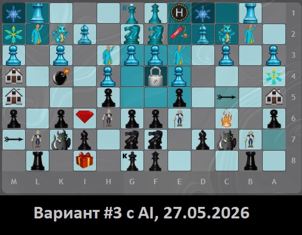 Очень сложные правила у этих шахмат