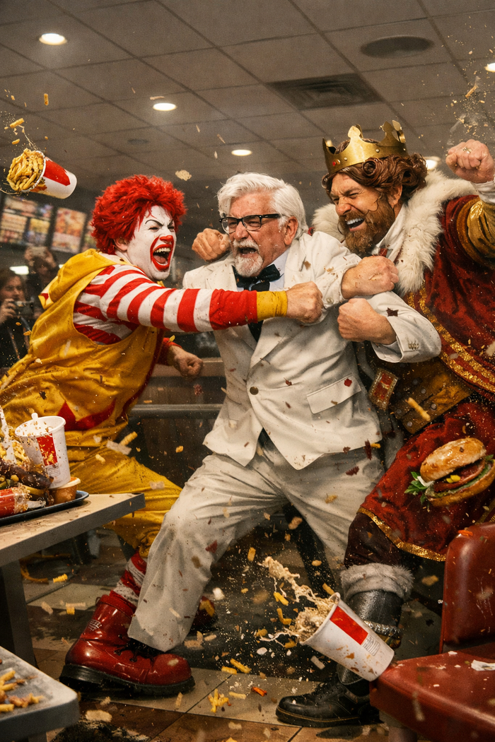 McDonald's, полковник Сандерс, Кинг