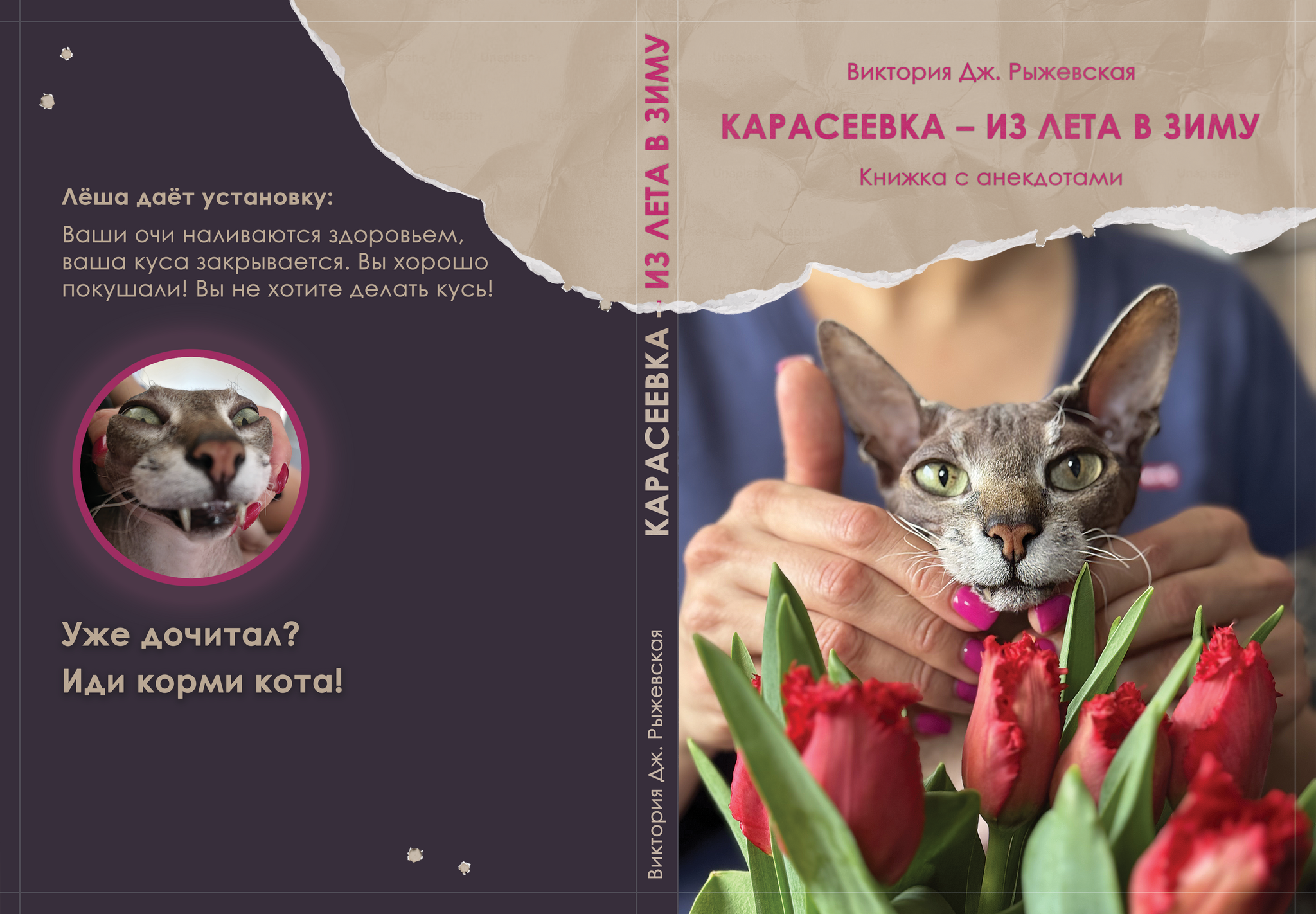 A new book about the cat Karas - Series Stories about the cat Karas, My, cat, Pets, Don Sphynx, Books, Text, Longpost