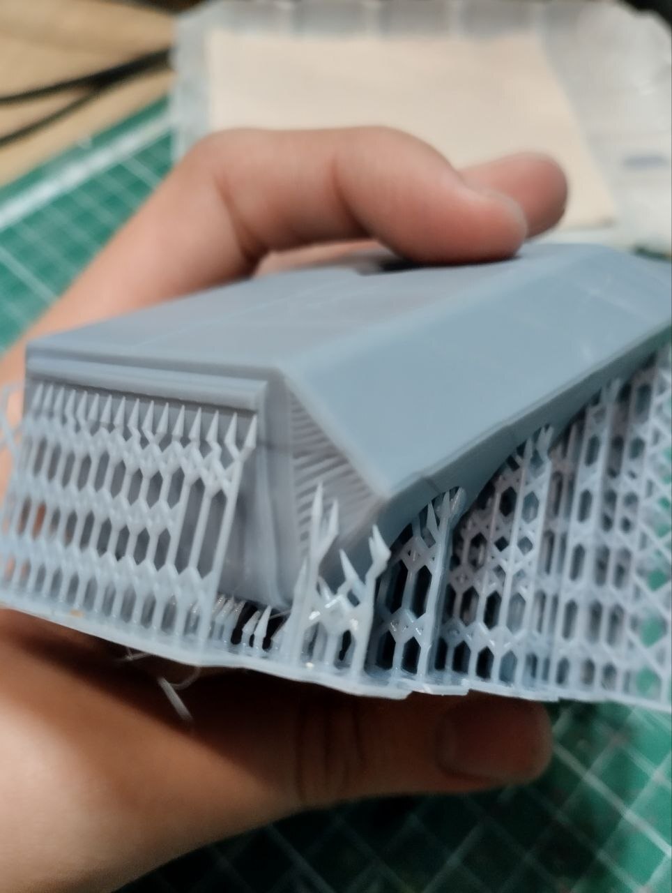 Another defect. The layers are peeling and the model is cracked in two places. What's wrong? - Problem, Stl, 3D печать, Longpost