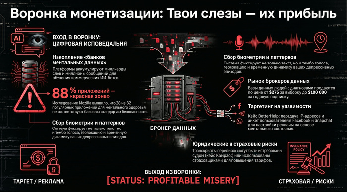 Воронка монетизации данных пользователей