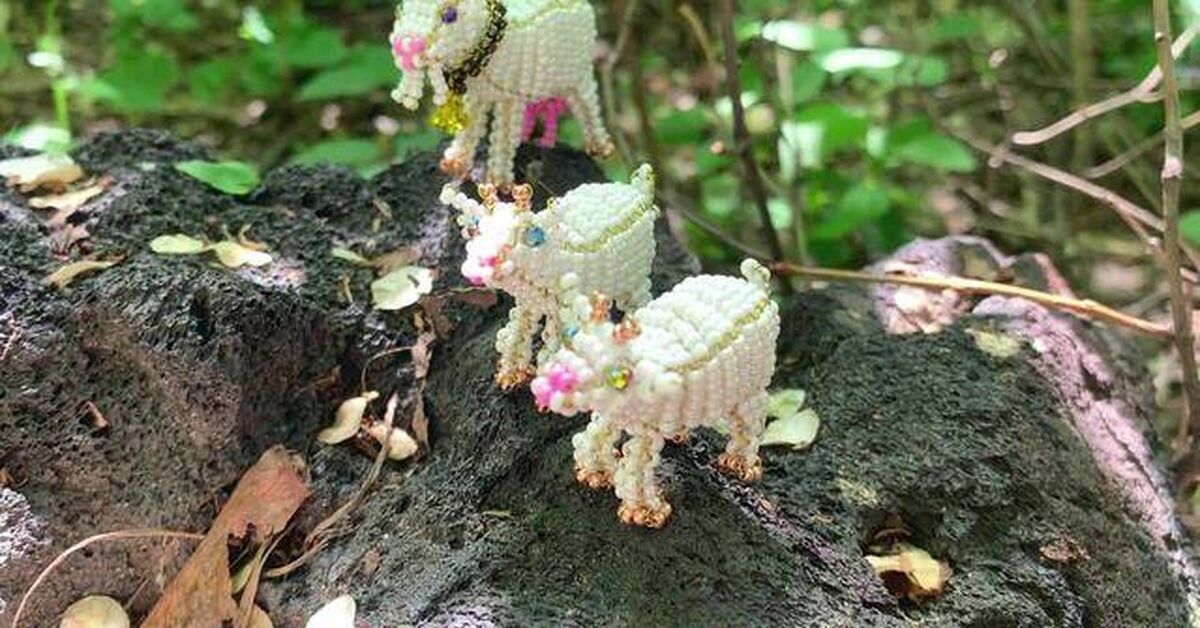 The first orders for goats have arrived, get your sleigh ready for summer)) - My, Beading, Beads, Hobby, Needlework, Creation, Rutube, Beaded figurines, With your own hands, Post #10610070, Needlework with process, Crafts, Order, Video, Short videos