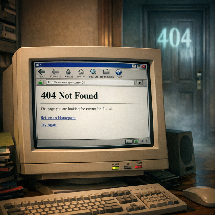 Ошибка 404: призрак из 90-х, который не умрёт