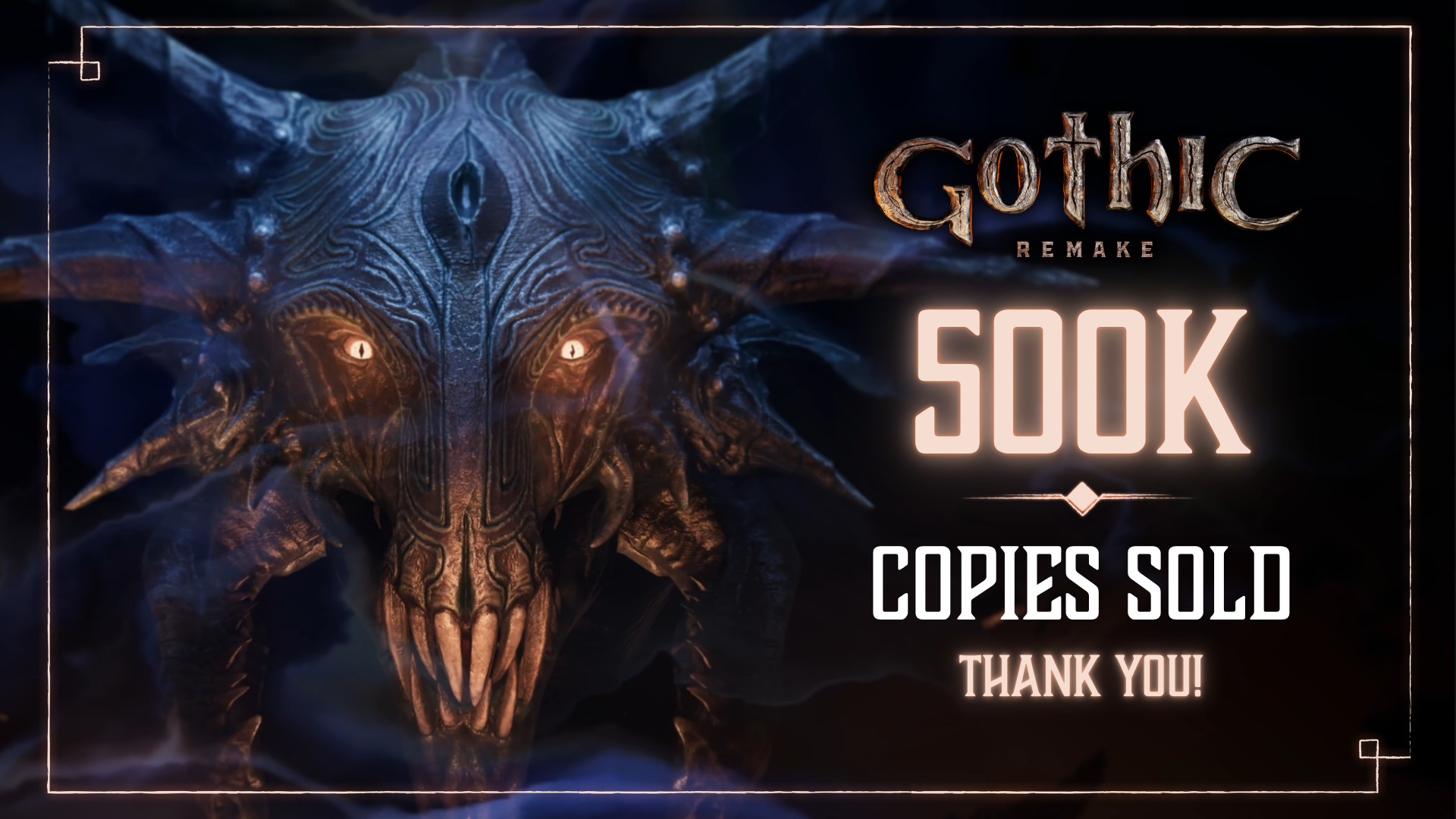 The Gothic 1 remake sold half a million copies in just a week. - Game world news, Game Reviews, Steam, Games, Computer games, New items, Legend, Nostalgia, Gothic 1 Remake, news, Remake, THQ Nordic, Playstation 5, Patch, Localization, Video, Company Blogs, VKontakte (link), Longpost, Blog
