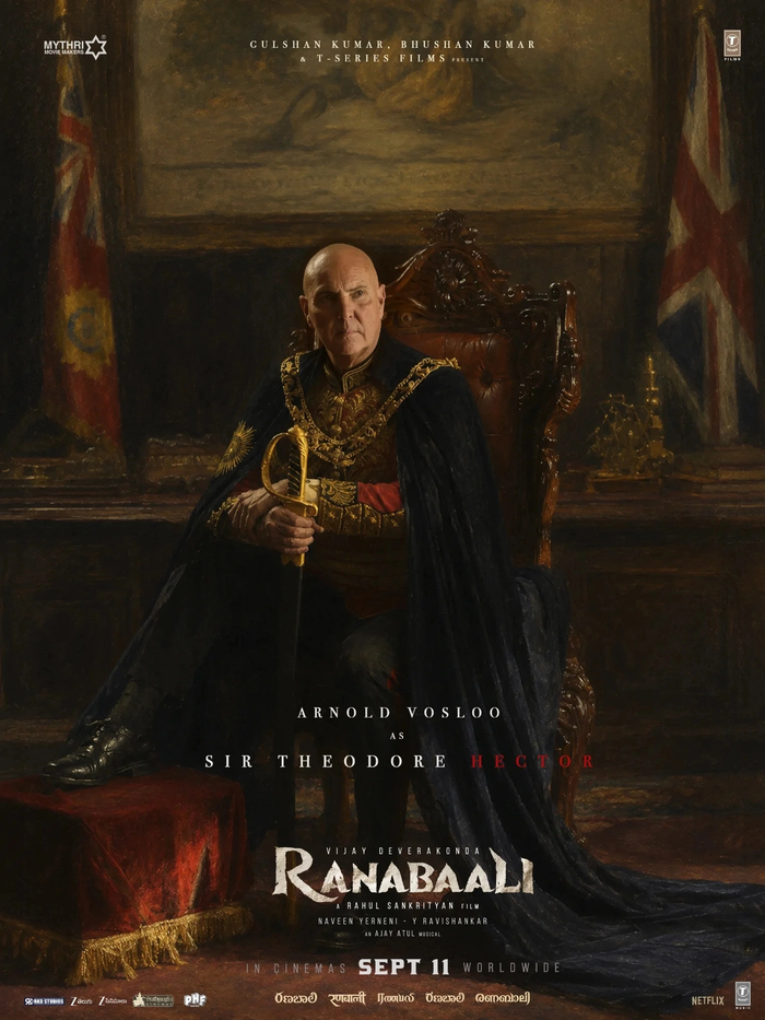 Арнольд Вослу в индийском фильме "Ranabaali" (2026)