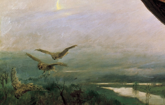 Виктор Васнецов. Ковёр-самолёт. 1880. Фрагмент