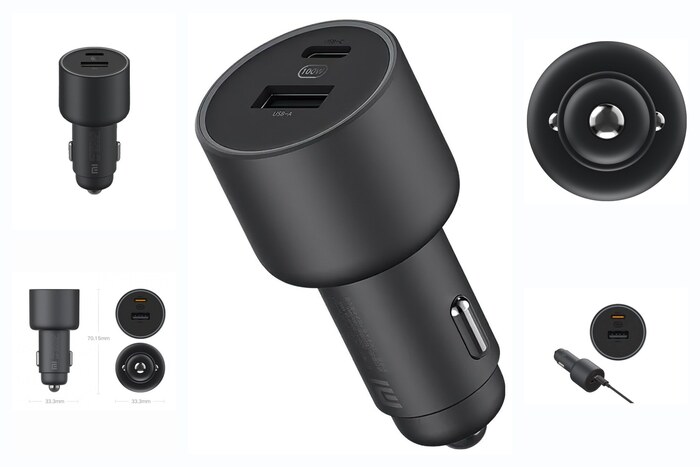 Автомобильное зарядное устройство Xiaomi ″Car Charge″, 100Вт, черное