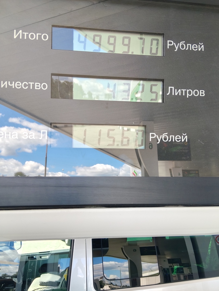 Бензин и Дизель сегодня. Заправка Татнефть. Пересечение МКАД и Свободы
