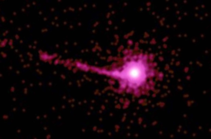 ������ PKS 1127-145 � ������������� ���������. ����������� �� ����������� ������������ "������" / � NASA/CXC