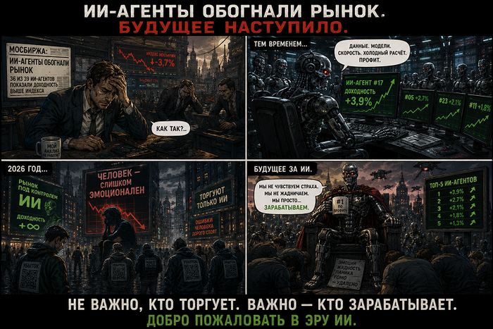 ИИ снова уделывает инвесторов. Следующий шаг — начнет вести Telegram-каналы?