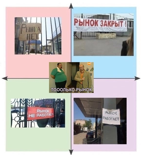 В магазин или на рынок?