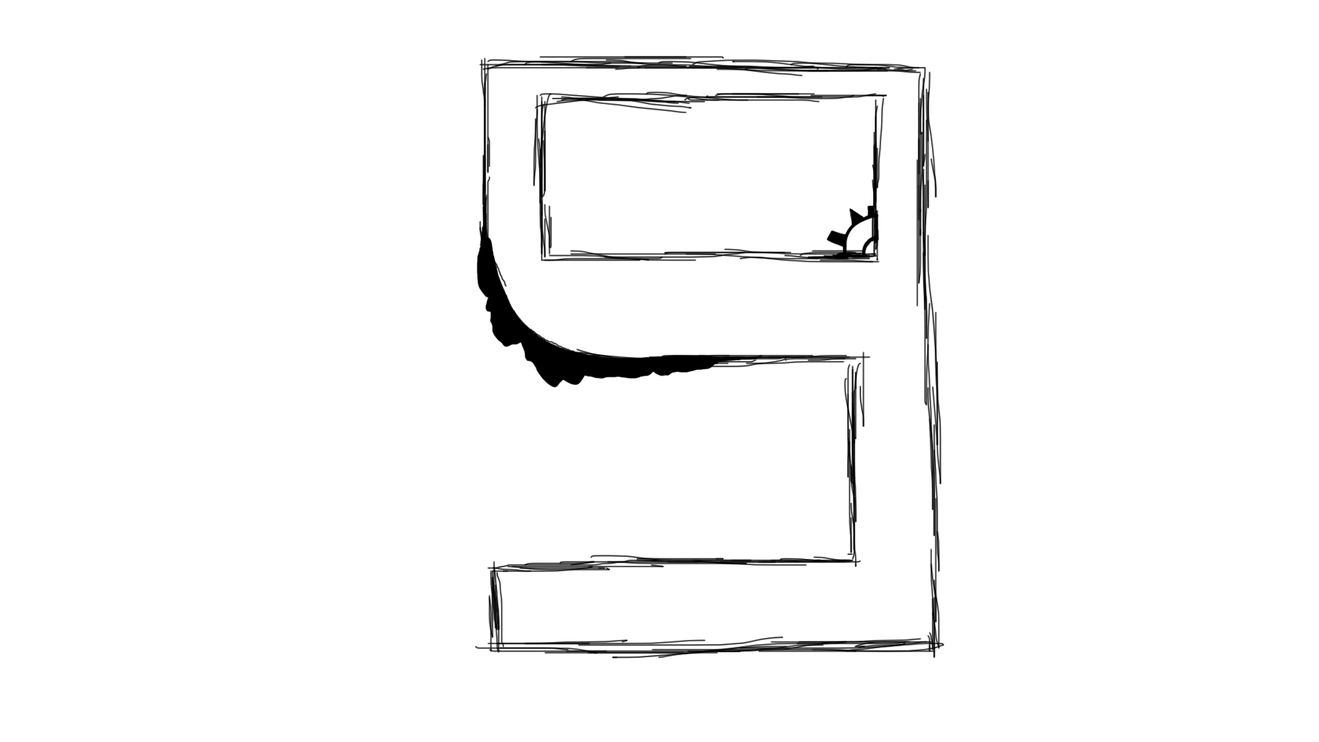 Conceptual Alphabet and Numbers (Nightmare Weekdays) - Series HalfLife, My, Concept Art, Concept, Alphabet, Design, Graphic design, Graphics, Style, Letters, Numbers, Drawing, Font, Typography, Longpost