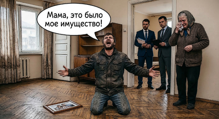 Мать "профукала" имущество сына на 8 млн. Как оказалось - это сыну карма!