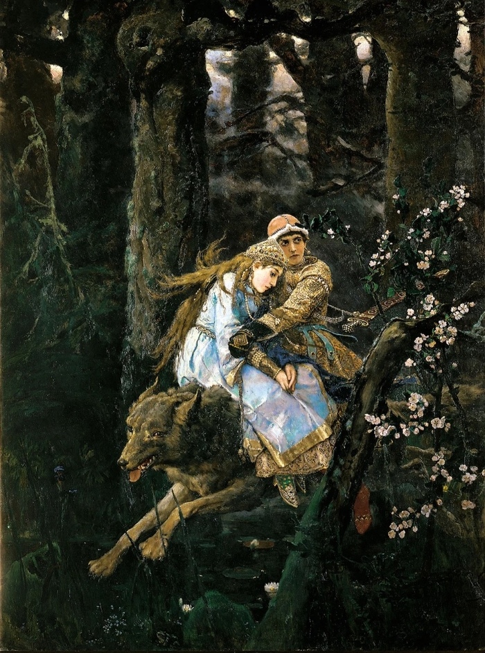 «Иван-царевич на Сером Волке», В. Васнецов, 1889.