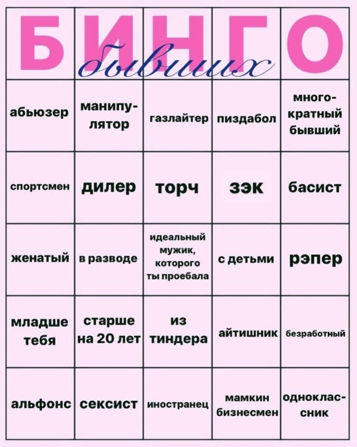 А кем вас бывшие считают?