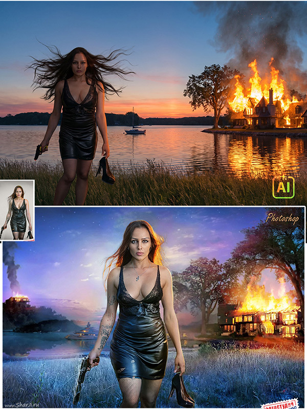 Цифровые искусства нейросети и Photoshop