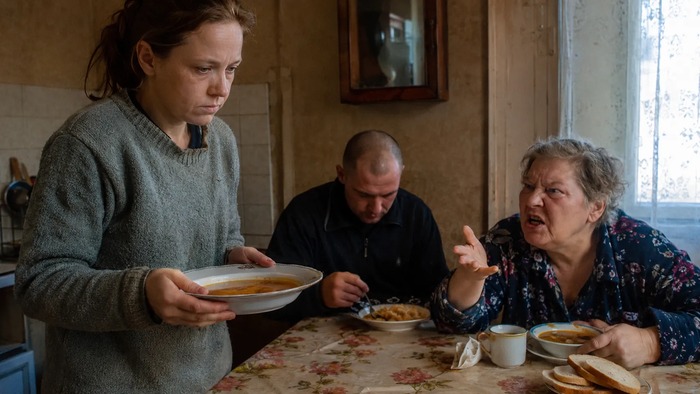 — Это не суп, а помои, — сказала свекровь. Больше я не приглашала её к столу