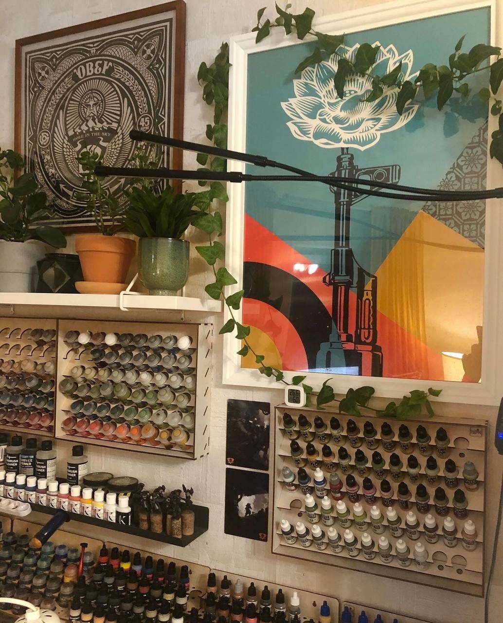 My Hobby Spot: How It All Began and How My Miniature Painting Table Has Changed - My, Workshop, Interior, Accessories, Painting miniatures, Miniature, Modeling, Warhammer 40k, Warhammer, Hobby, Stand modeling, Wh other, Board games, Wh miniatures, Painting, Diorama, Scale model, Longpost