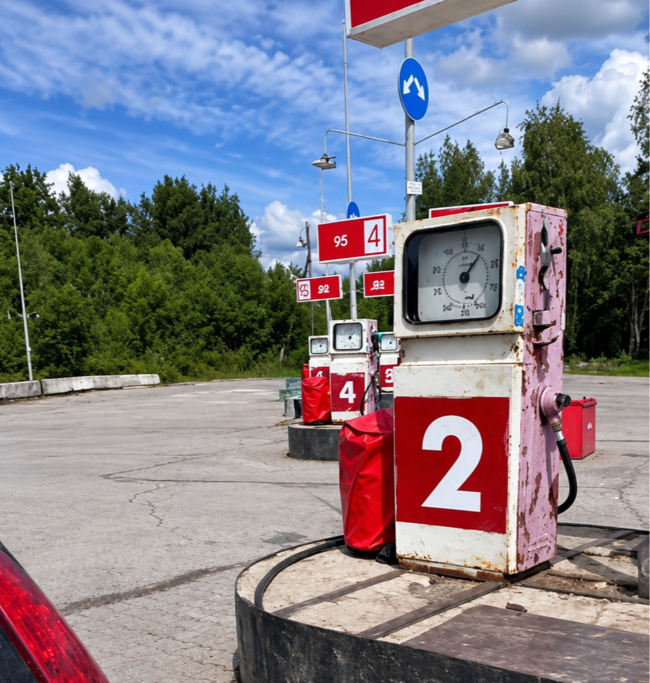 Do you remember? - My, Gas station, Petrol, Gasoline price, Sad humor, Humor, Banter, Irony