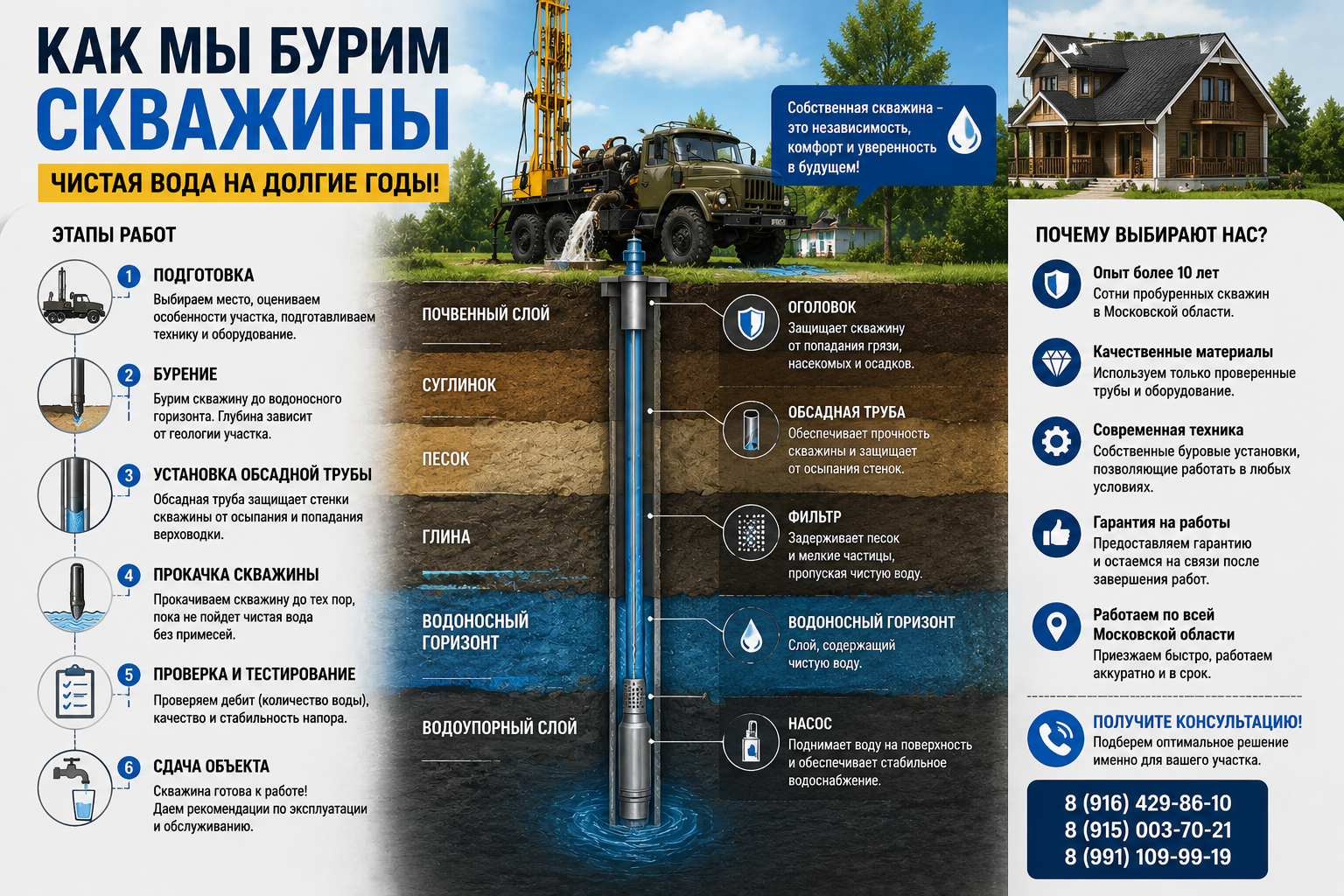 We had already drilled 127 meters… and suddenly the drill failed. - My, Drilling of the wells, Moscow region, Vacation home, Dacha, Water supply, Building, Artesian well, Engineering communications, Longpost, , Peekaboo+