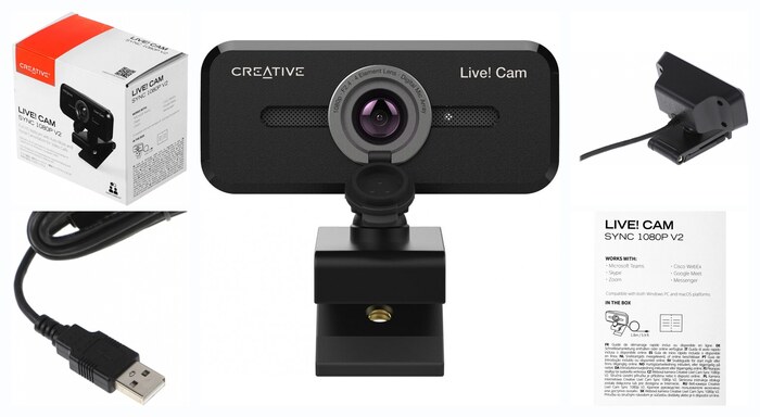 ���-������ Creative Live! Cam SYNC 1080P V2, ������ (73vf088000000)