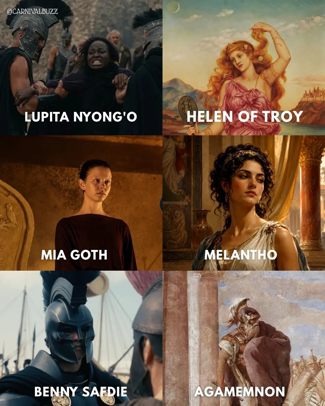 The cast of the new Odyssey vs. classic illustrations of Homer's heroes - Odyssey, Castes, Christopher Nolan, Poet Homer, Actors and actresses, Longpost, Picture with text