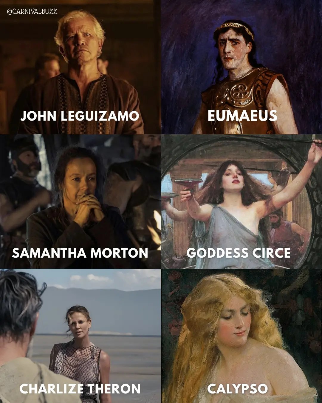 The cast of the new Odyssey vs. classic illustrations of Homer's heroes - Odyssey, Castes, Christopher Nolan, Poet Homer, Actors and actresses, Longpost, Picture with text