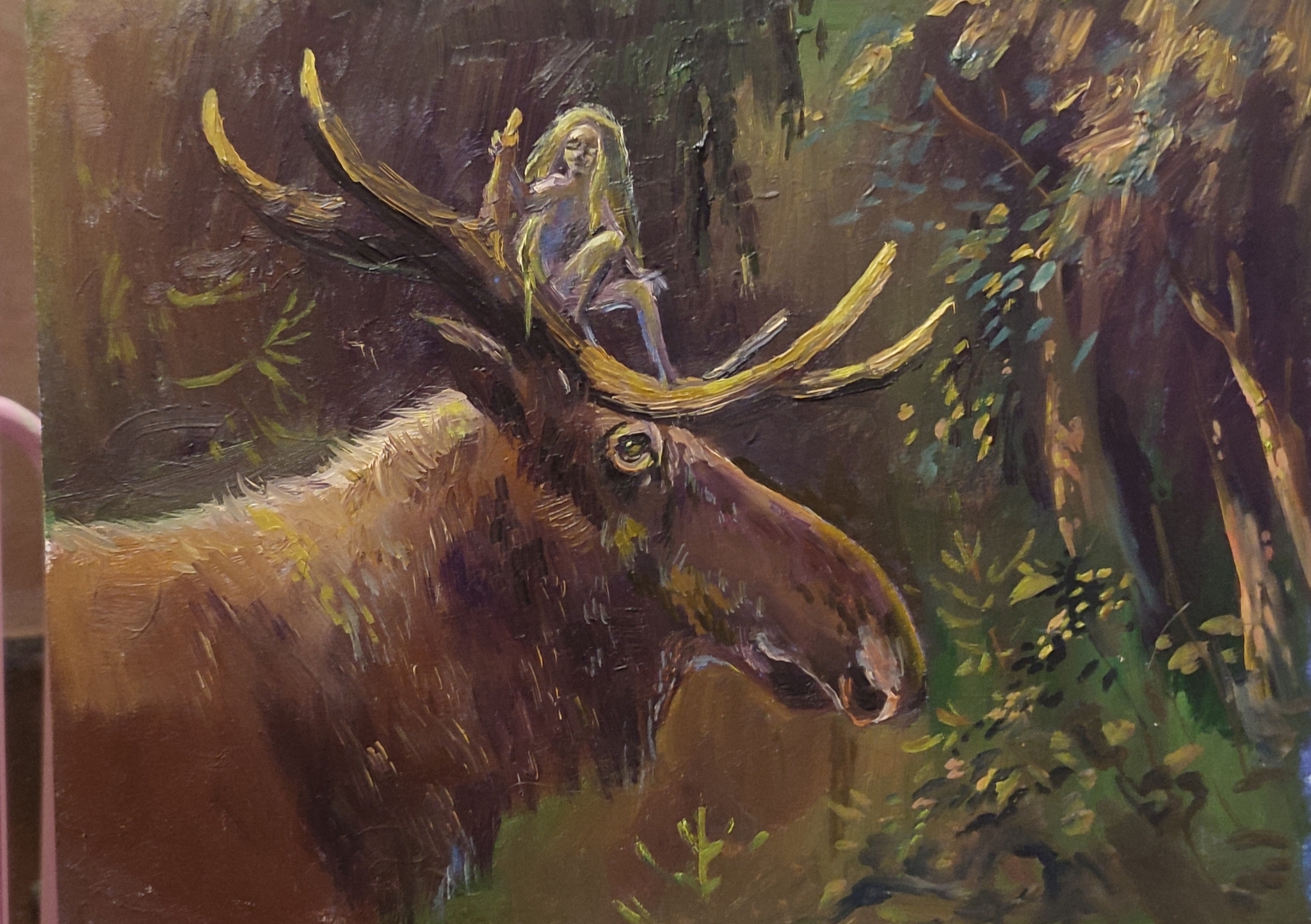Small sketches - My, And other leshy, Mavka, Forest, Images