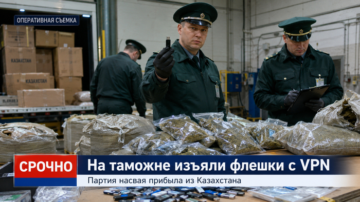 Таможенники обнаружили флешки с VPN в партии насвая из Казахстана