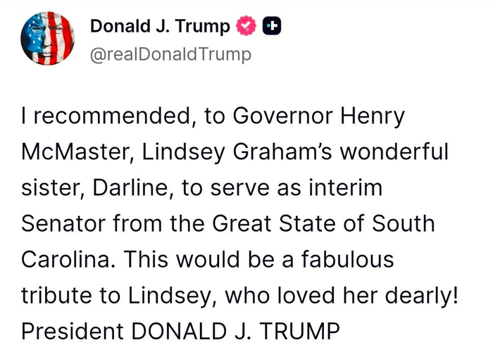 <!--noindex--><a href="https://pikabu.ru/story/donald_tramp_predlozhil_naznachit_sestru_lindsi_gryema_senatorom_ot_yuzhnoy_karolinyi_14150662?u=https%3A%2F%2Ftruthsocial.com%2F%40realDonaldTrump%2Fposts%2F116913198631392475&t=https%3A%2F%2Ftruthsocial.com%2F%40realDonaldTrump%2Fposts%2F1169131986313...&h=23f61e203934ad111f63dfc1b12a2b76a99fc915" title="https://truthsocial.com/@realDonaldTrump/posts/116913198631392475" target="_blank" rel="nofollow noopener">https://truthsocial.com/@realDonaldTrump/posts/1169131986313...</a><!--/noindex-->