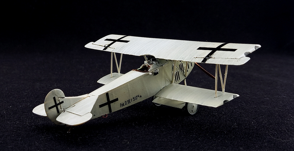 Fokker D.VII F - My, Fighter, Military aviation, Aviation, Aircraft modeling, Stand modeling, Scale model, Longpost