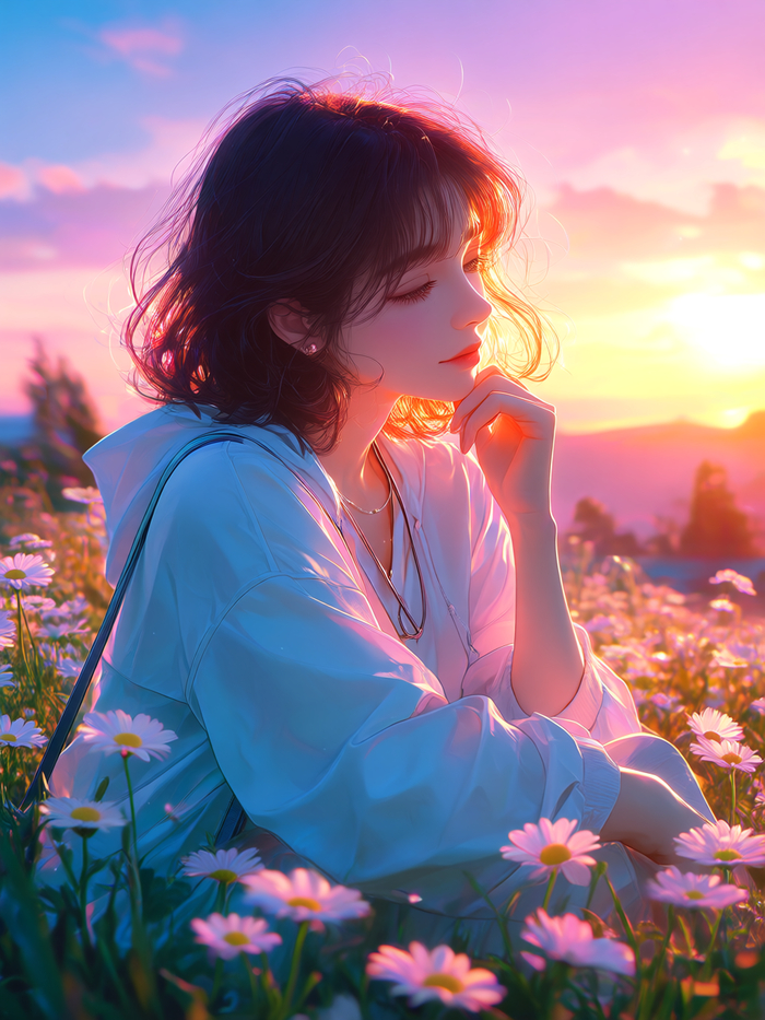 Daisy field