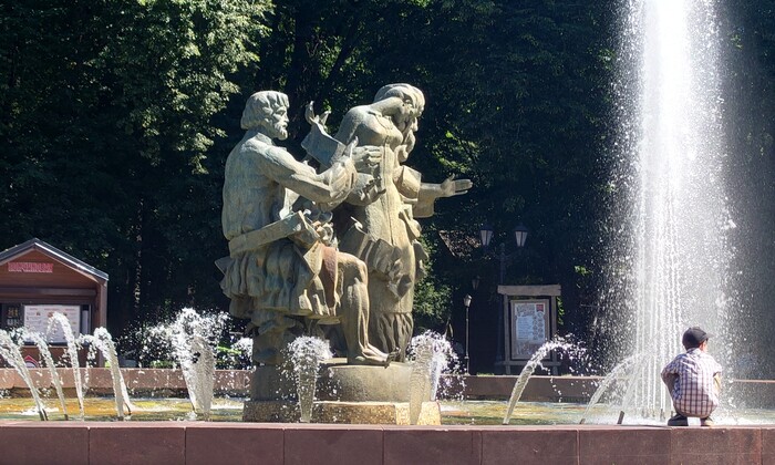 Фонтан Садко в Великом Новгороде