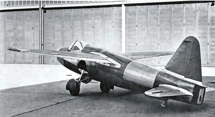 Вторая опытная машина He 178 V2 производства фирмы «Хейнкель».
