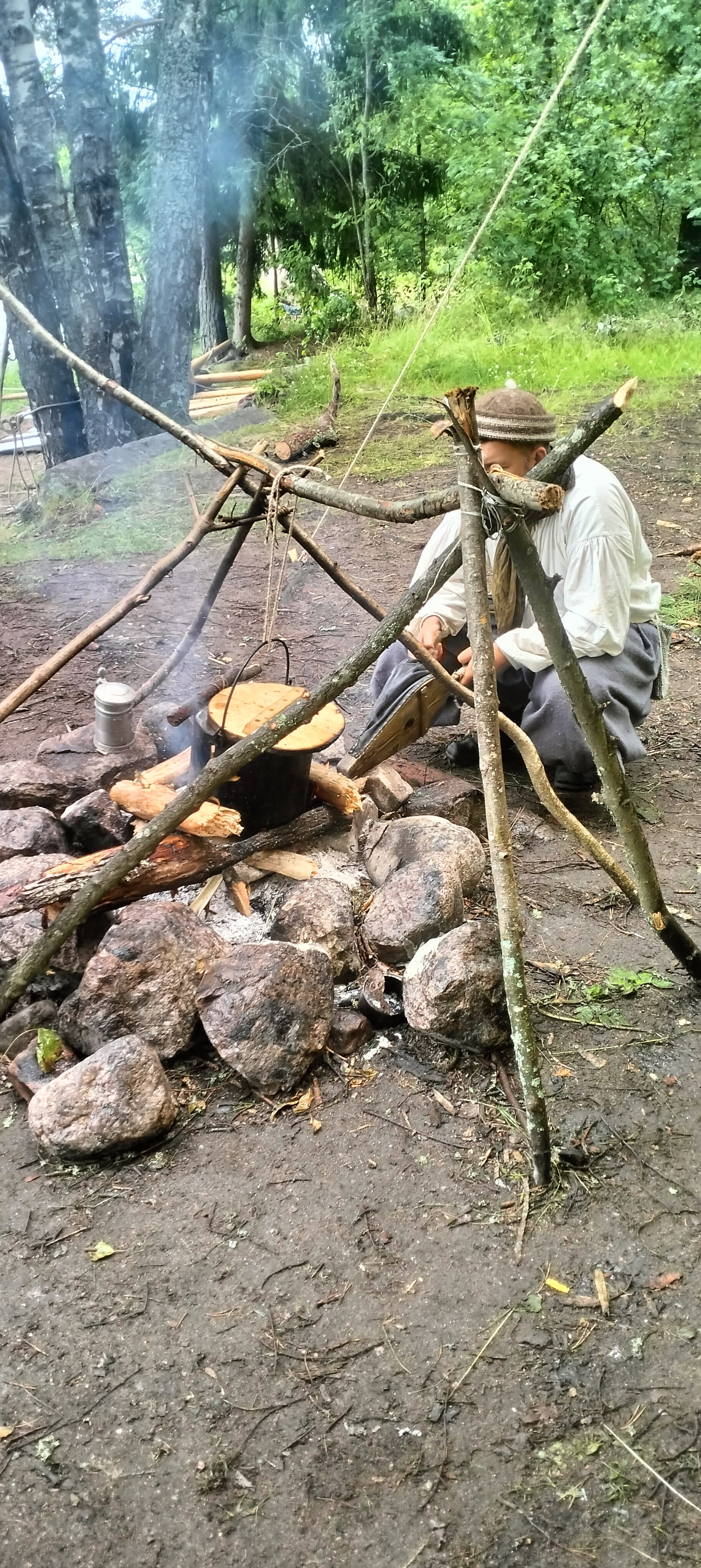 And here we spent two weeks sailing around the Vyborg Bay on gigs - My, Historical reconstruction, Baltic Sea, Sail, Whaler, Hike, Longpost